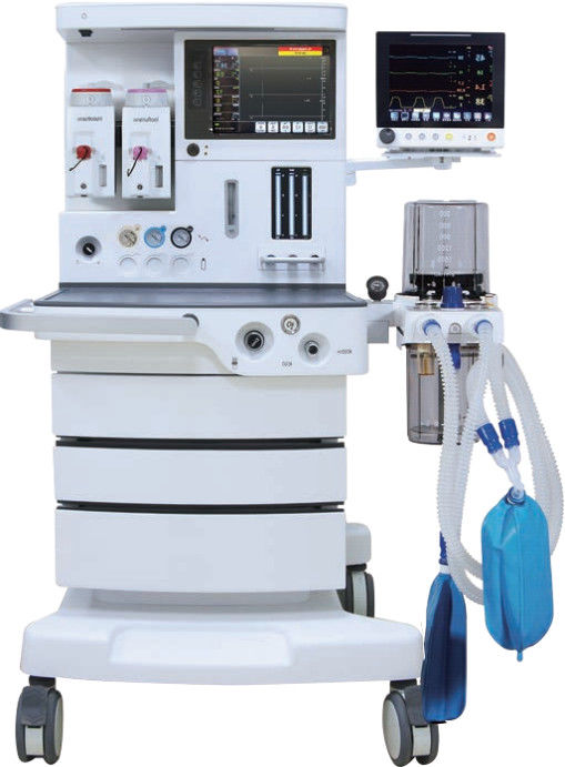 Máquina de ventilación respiratoria con pantalla táctil LCD TFT de 15” para medición precisa de ETCO2